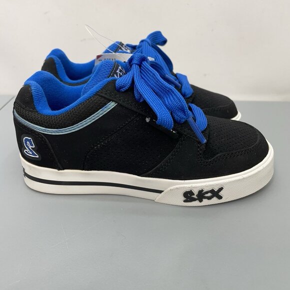 Skechers Other - Skechers Vert II Skate Sneakers Shoes Athletic Blue Black Kids 12.5